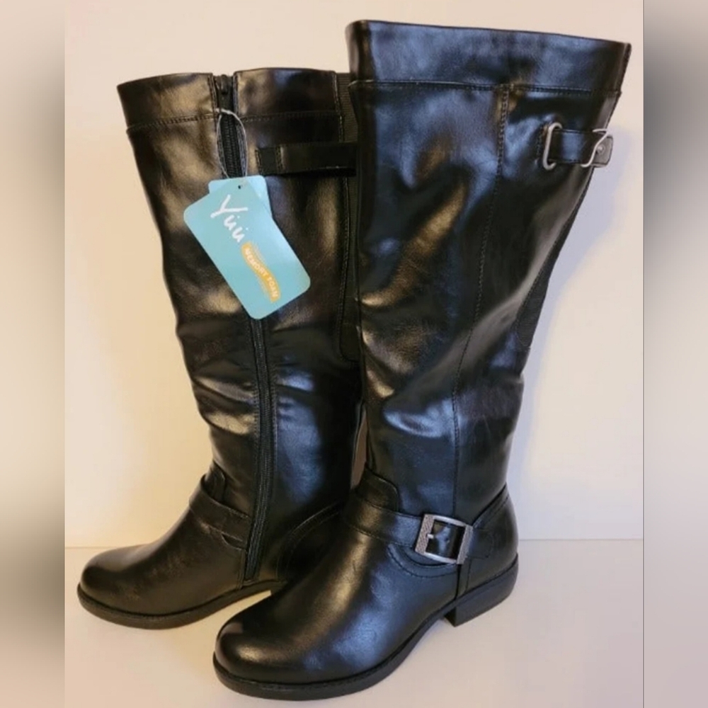 New Women's Yuu Black Boots 6 M